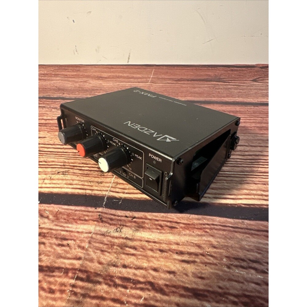 Azden FMX-2 2 Channel Field Mixer - TESTED - Picture 8 of 9